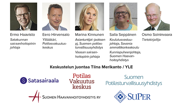 Suomi Areena 2019, potilastuvallisuus-keskustelijat