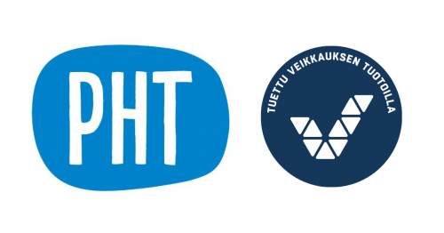 PHT:n ja Veikkauksen logot